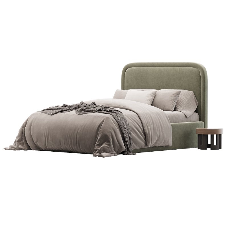 Arched Bed Caramel - Image 4