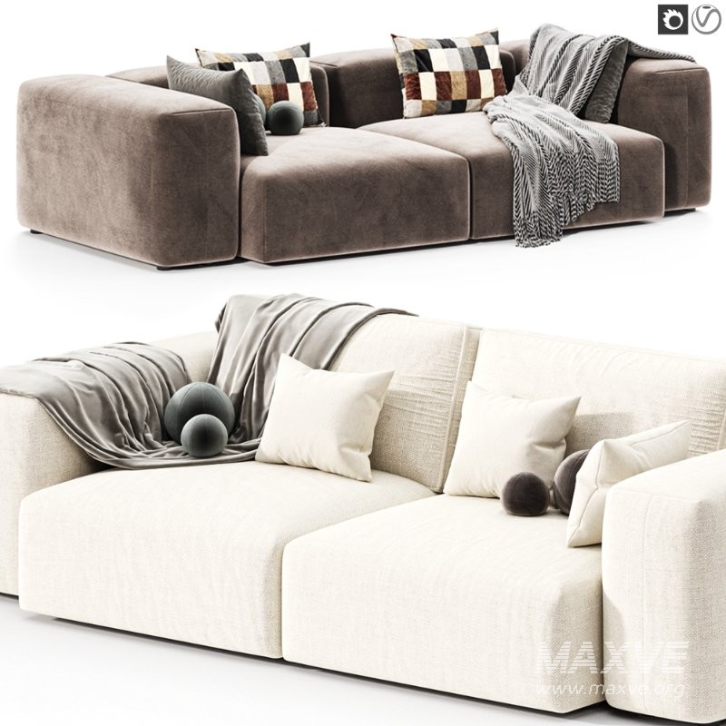 Straight sofa Fiji two section - Image 1