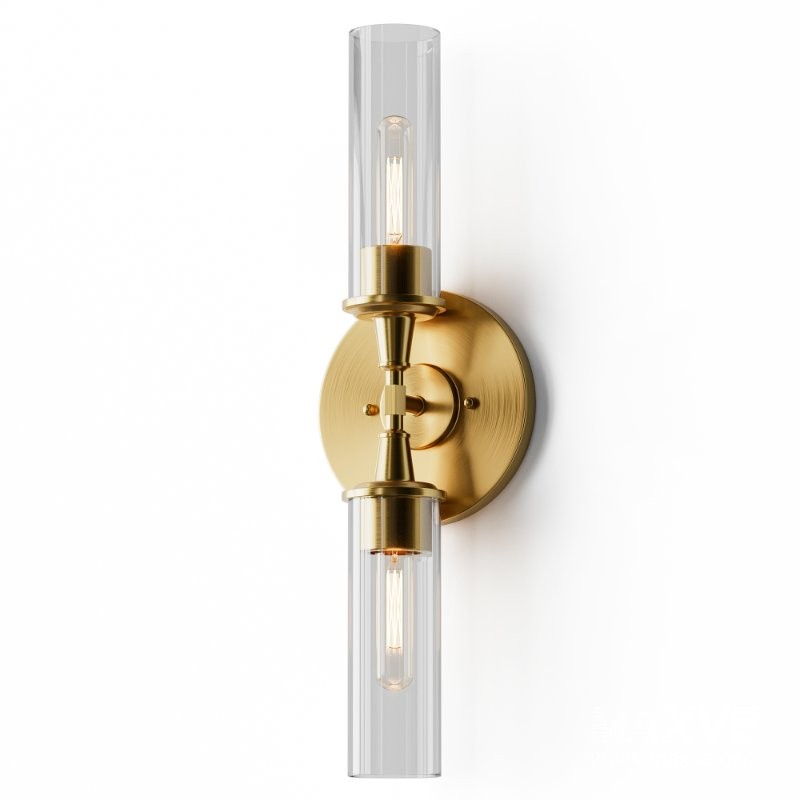Double Bullet Glass Sconce - Image 2
