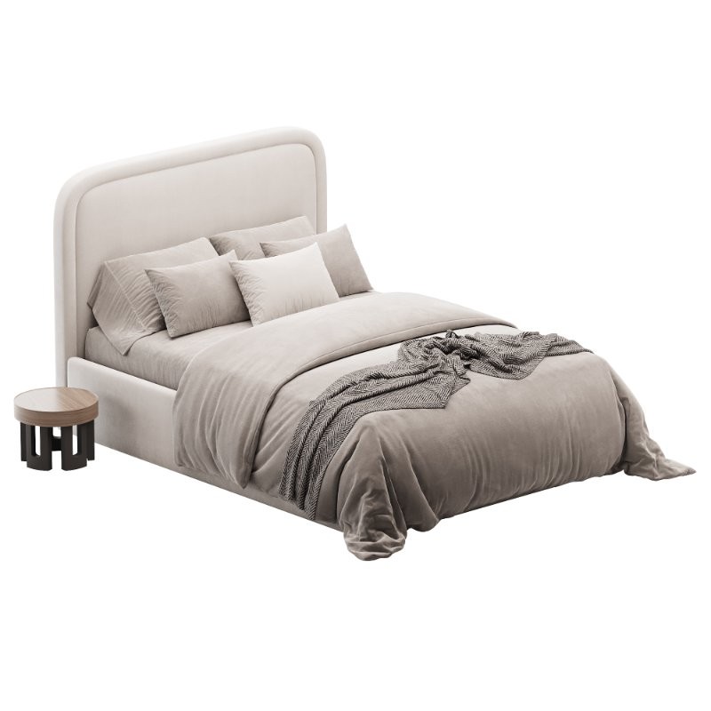 Arched Bed Caramel - Image 2