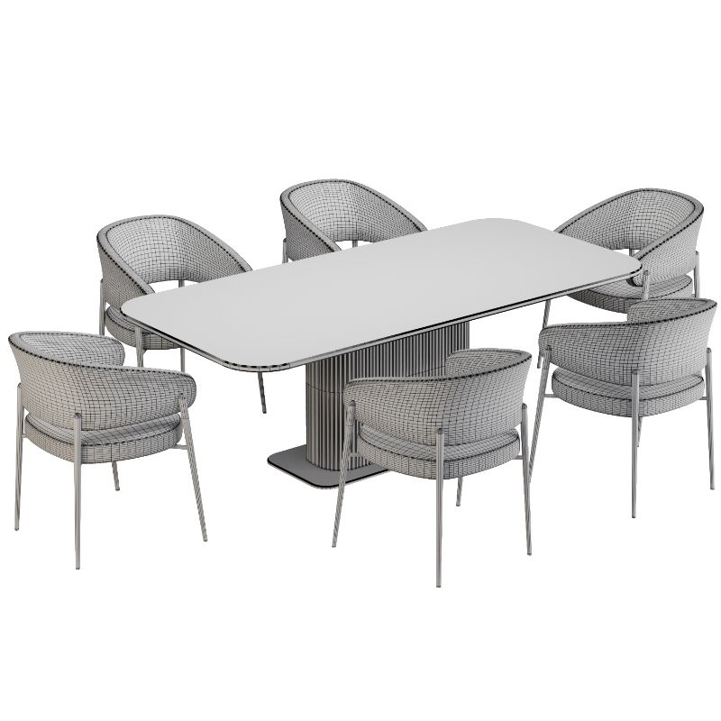 Dinning chair and table330 - Image 3
