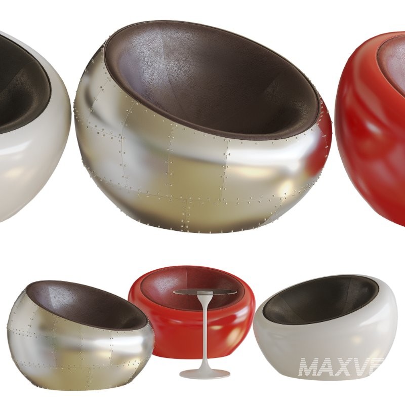 Egg Pod Ball armchair by Eero Aarnio - Image 1