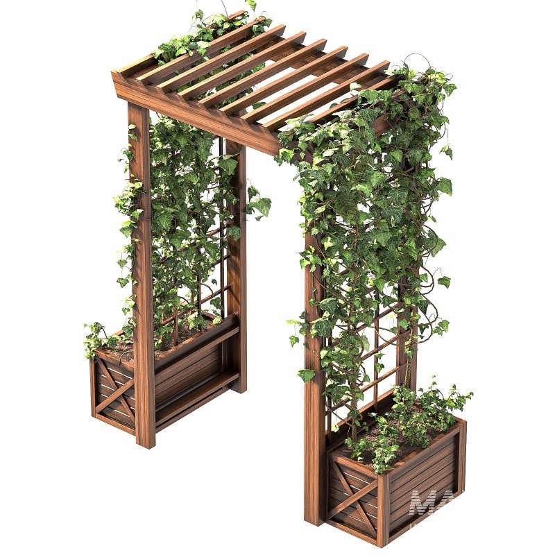 Wooden Garden Arbor - Image 2