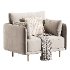 Streamdale Modern Upholstered Accent Chair - Thumbnail 1