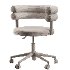 Ponty light gray office chair - Thumbnail 7