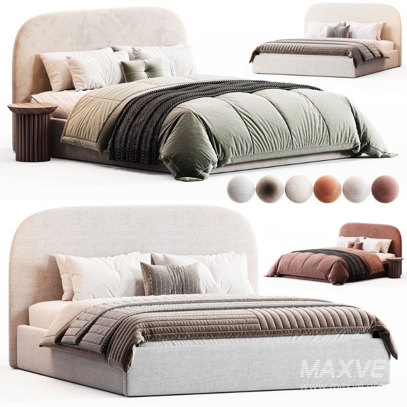 Bed Kevia 160 Soft Ginger - Image 3