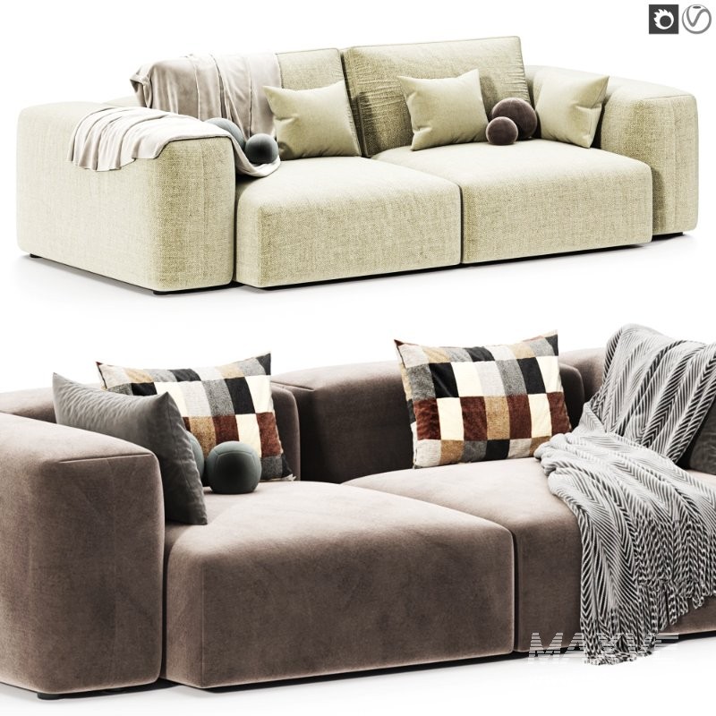 Straight sofa Fiji two section - Image 5