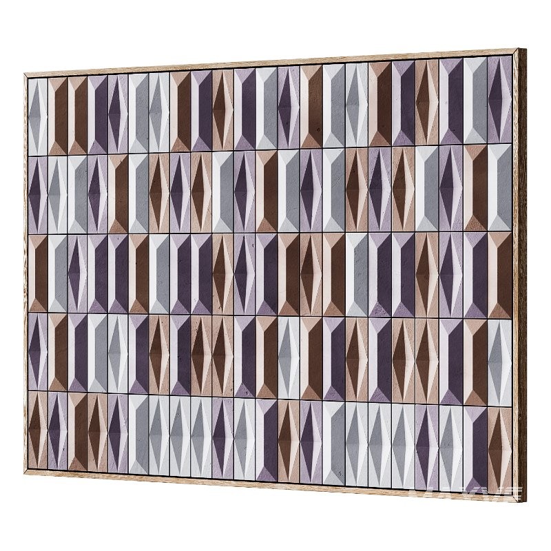 3D Art Relief 206 Terra Dawn Tiles Panel by Theiatiles - Image 3