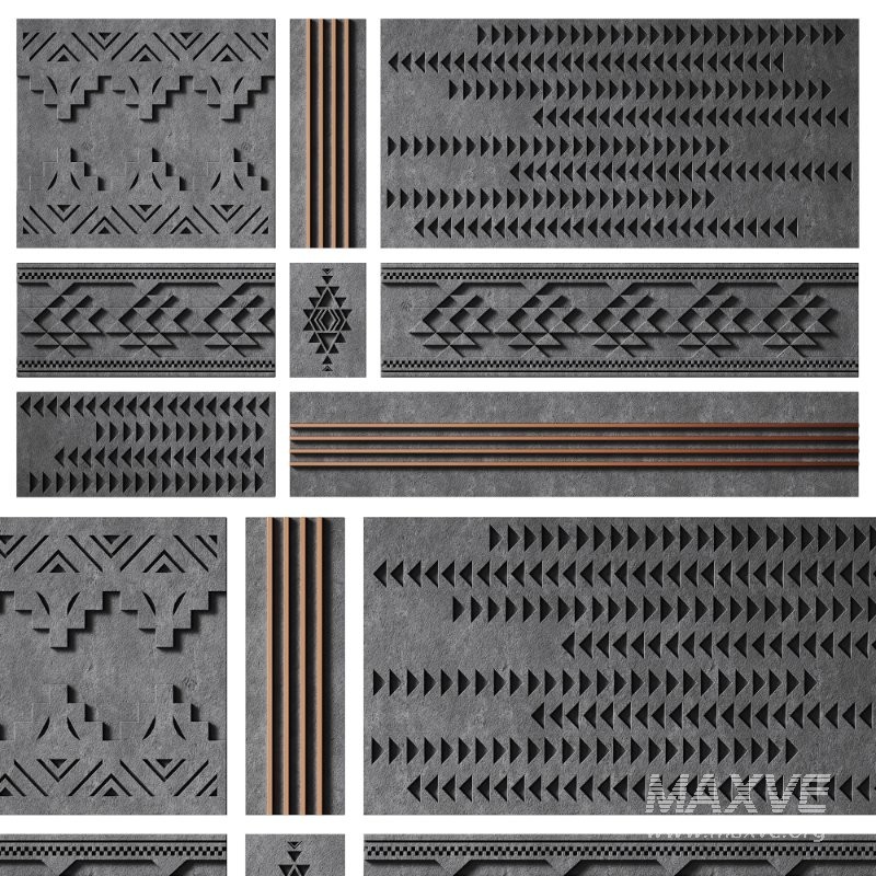 Decorative Panel 3D ART RELIEF 184 - Image 2