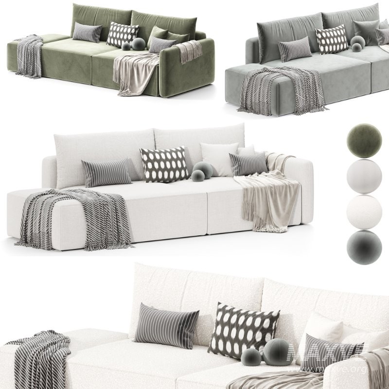 Corner sofa bed Portland 3 - Image 6