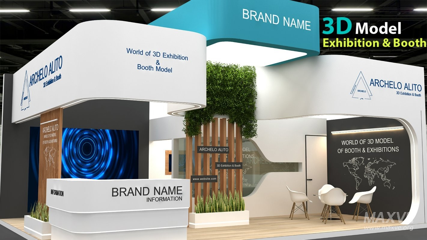 exhibition 3d model - Image 8