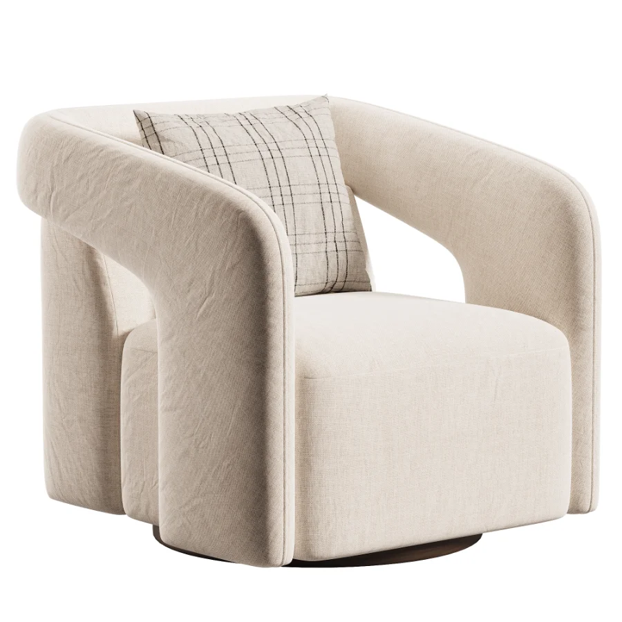 Swivel Lounge Chair - Image 1
