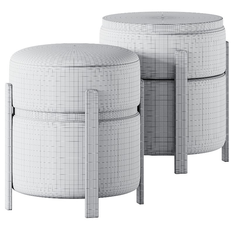 avito Velour convertible ottoman - Image 4