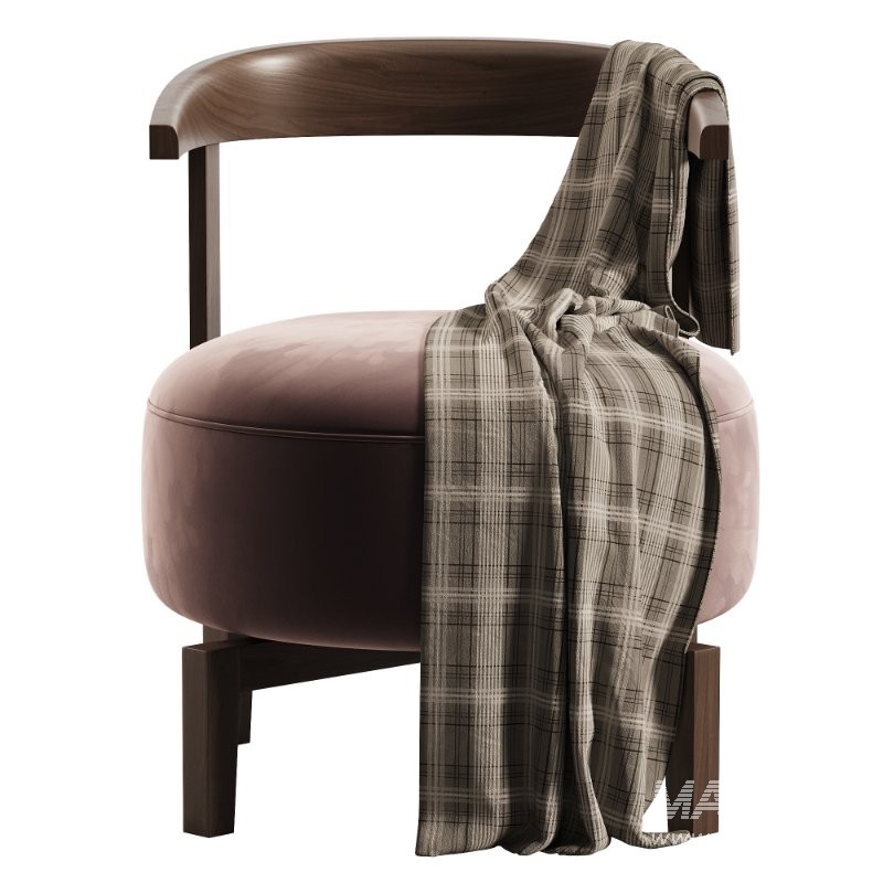 Rotatable Solid Color Side Chair - Image 2