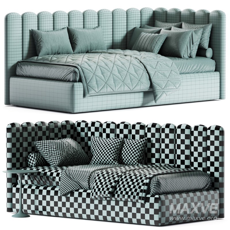 Corner bed Ari by Mamoony - Image 6