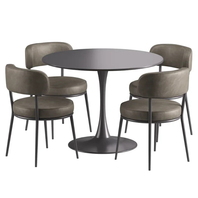 Bodrum Chair and Tulip Table - Image 1