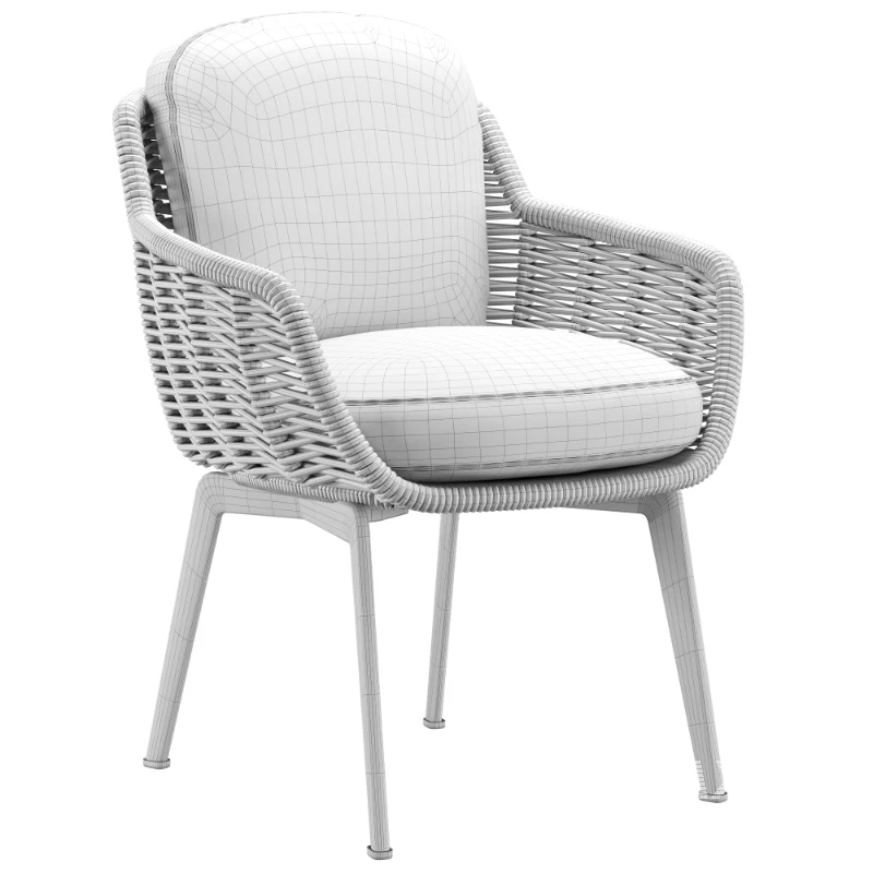 Belt Cord Outdoor Dining Chair - Image 7