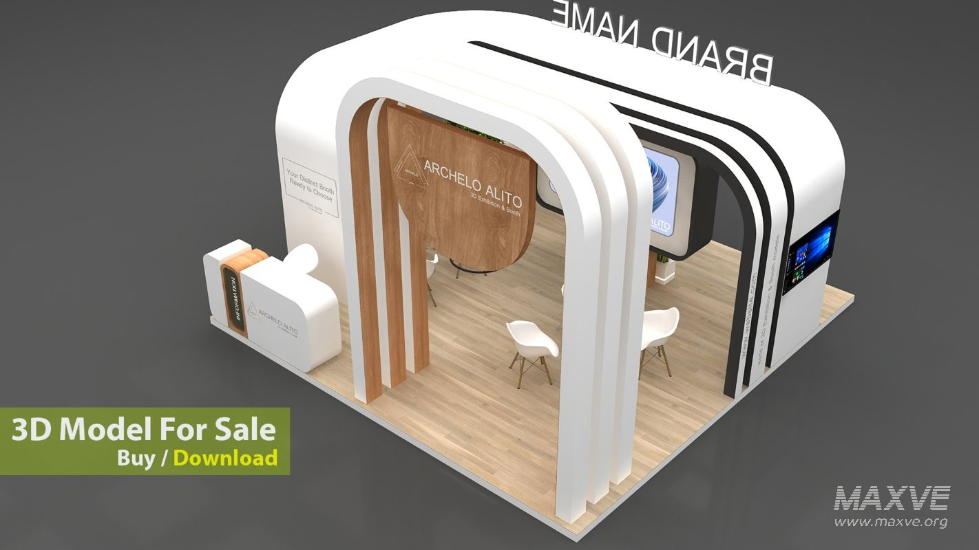 stand stall 3d - Image 9