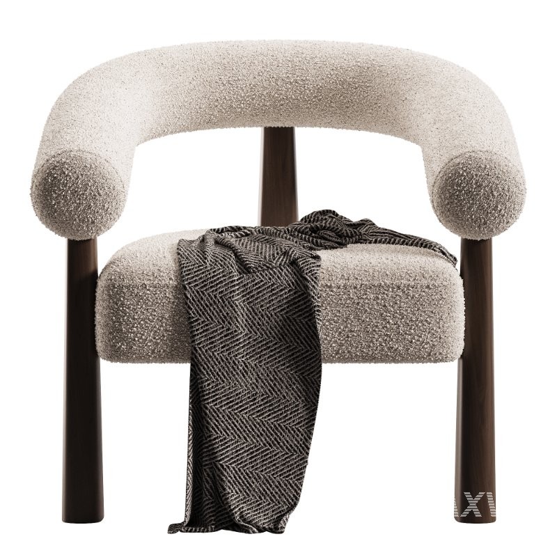 Boucle Accent Chair - Image 2