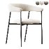 Toko dining chair light gray 2 pcs - Thumbnail 3