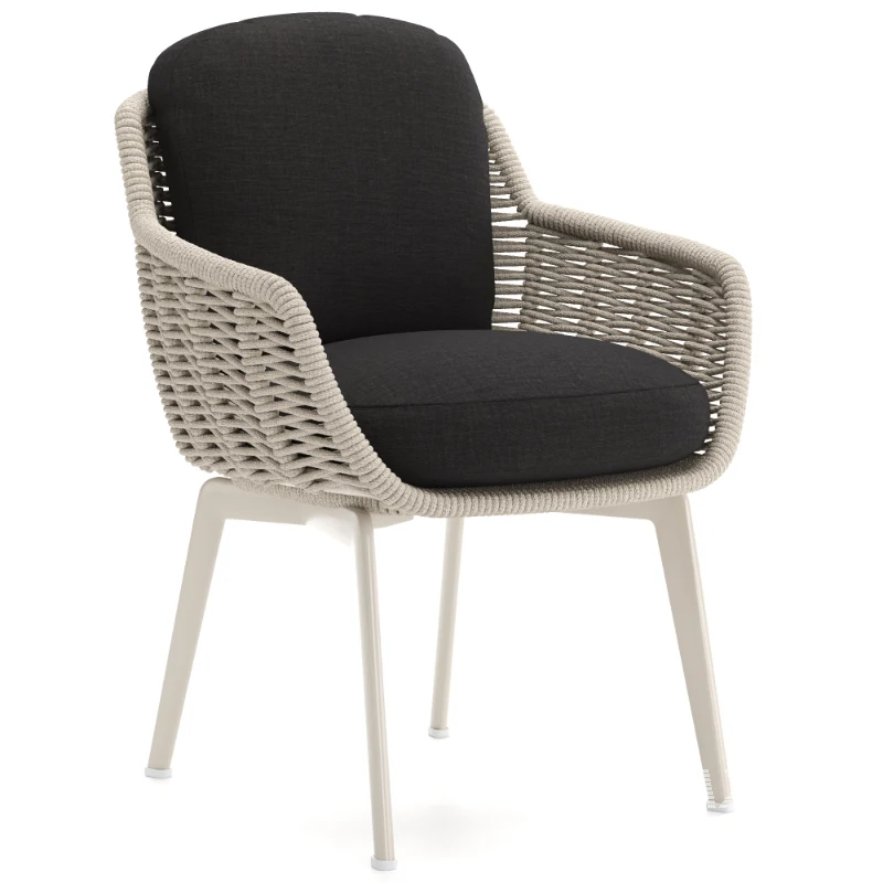 Belt Cord Outdoor Dining Chair - Image 3