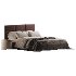 Bolsena 140×200 dark beige bed - Thumbnail 3