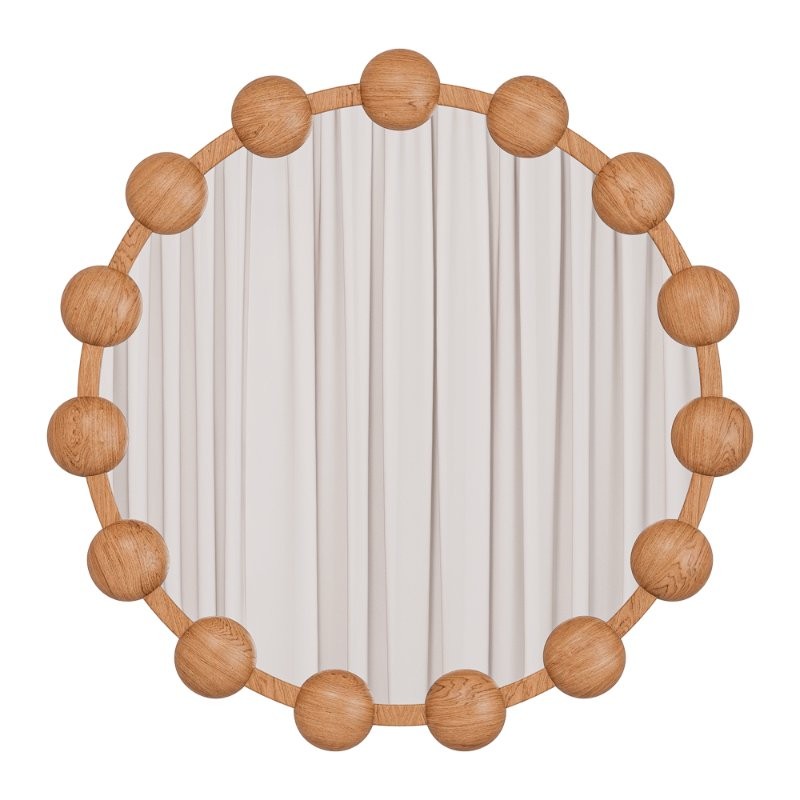 Pinto Acacia Round Mirror 08 - Image 5