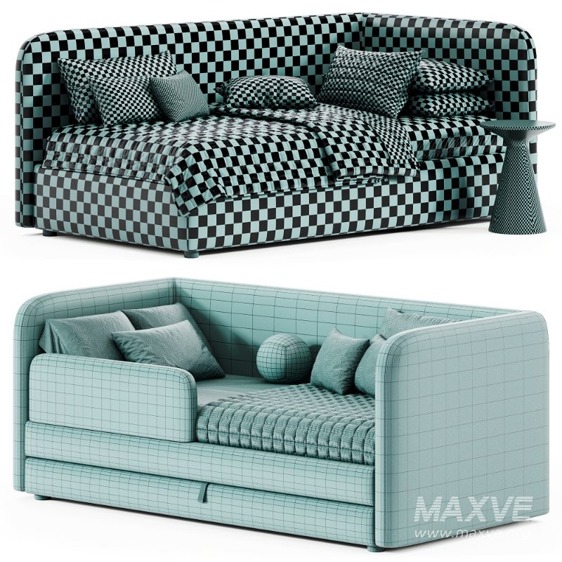 Children’s soft sofa bed Velite - Image 7