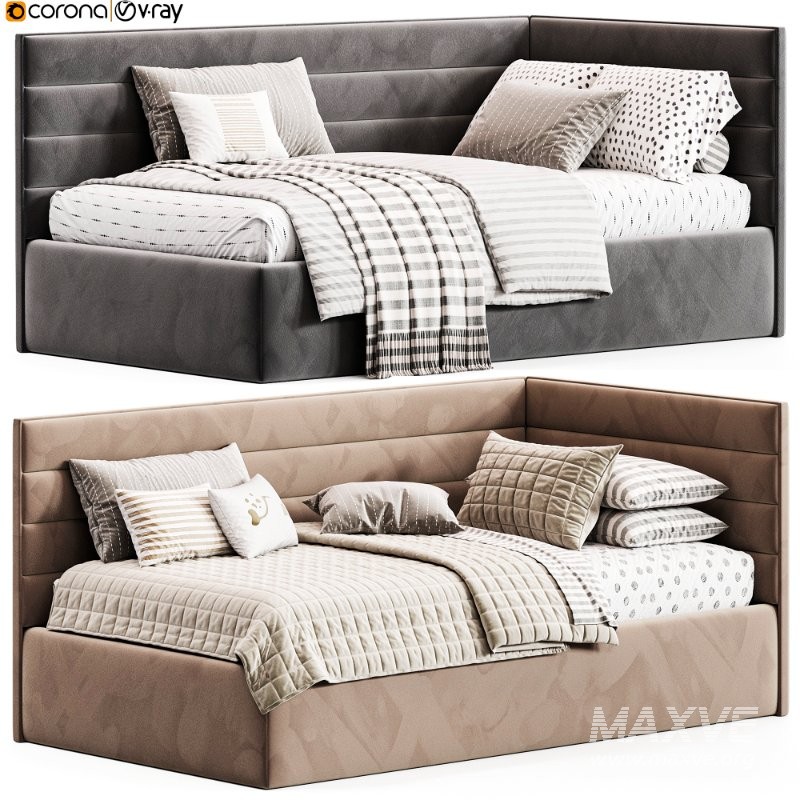 Corner bed Line kids By Sensorsleep - Image 4