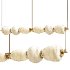 Alabaster Pebble Linear Chandelier - Thumbnail 4