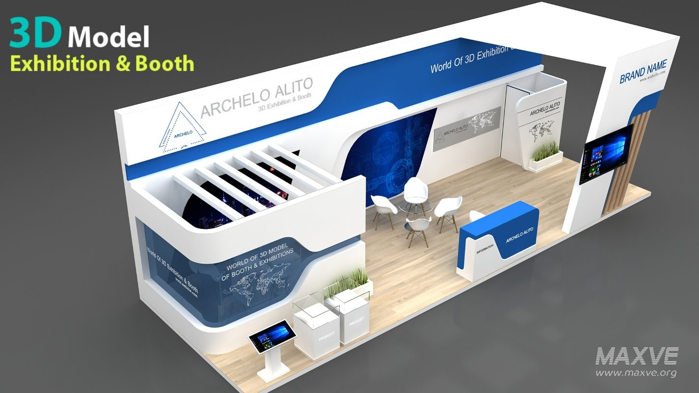 exhibition 3d model - Image 6