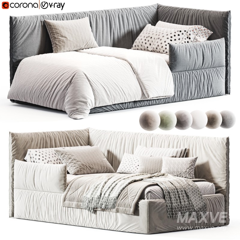 Corner bed ASTI by Mamoony - Image 4