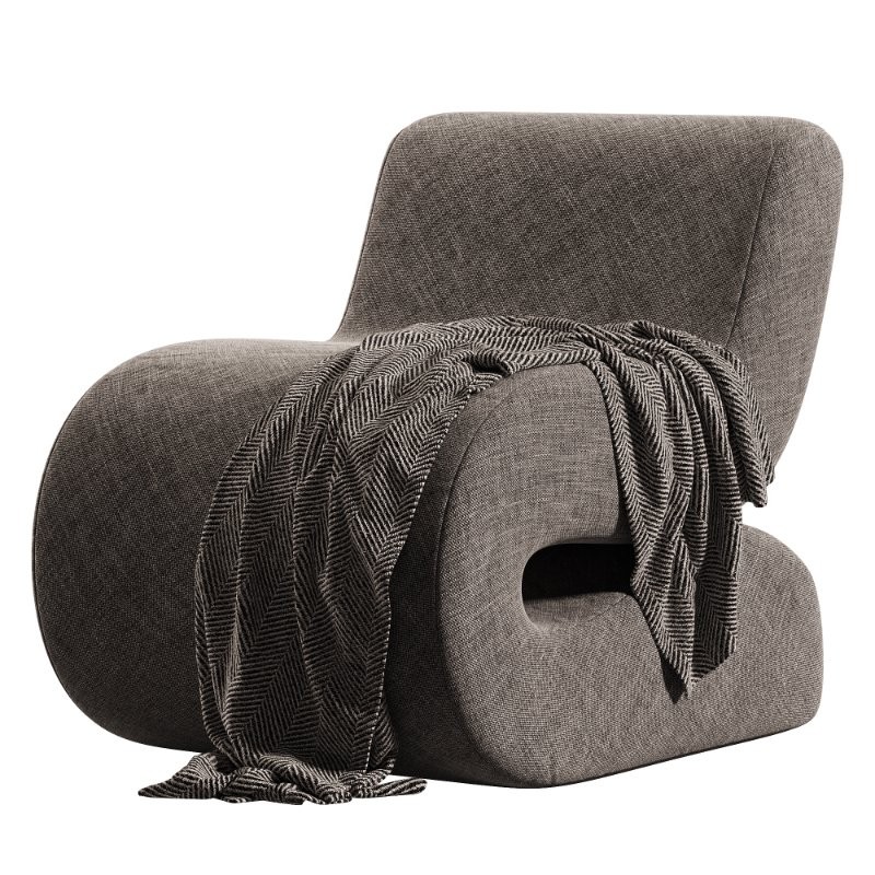 Oversized Corduroy Accent Chair - Image 3