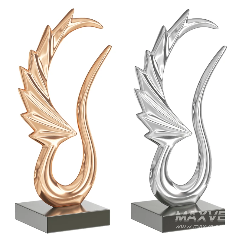 MJWDP Hotel Abstract Sculpture - Image 1