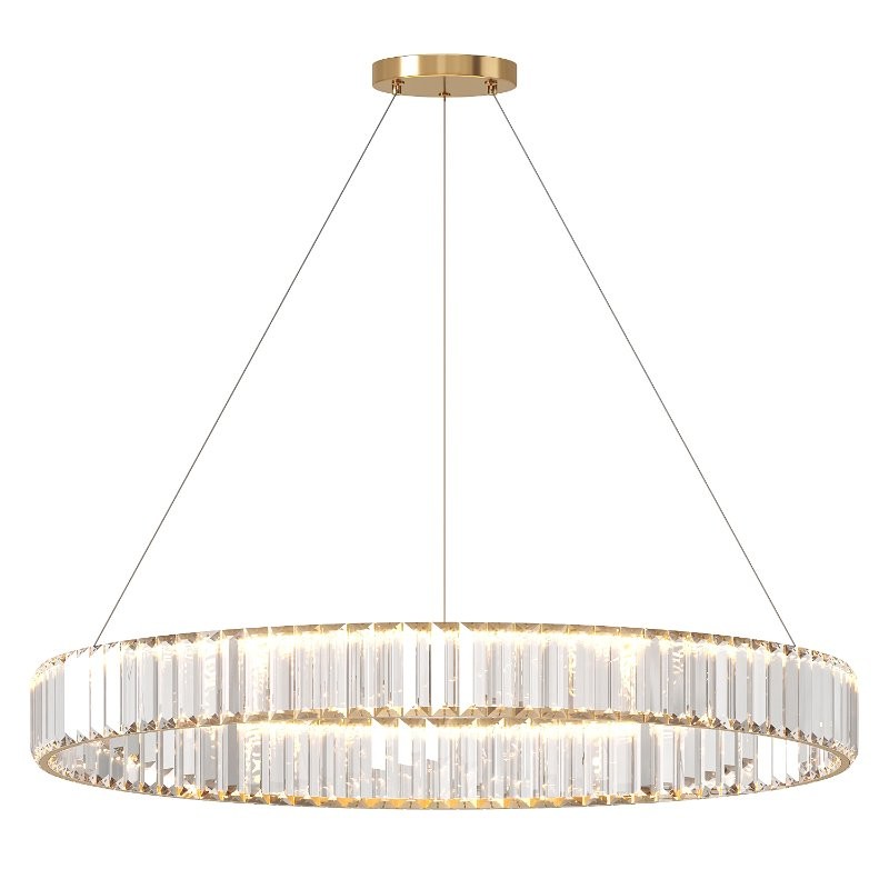 One Ring Crystal Chandelier - Image 4