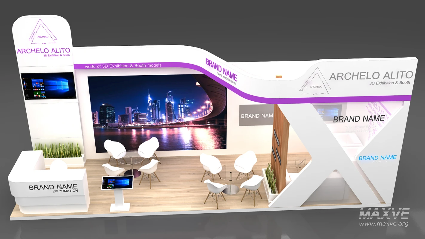 stand booth 2 side open - Image 4