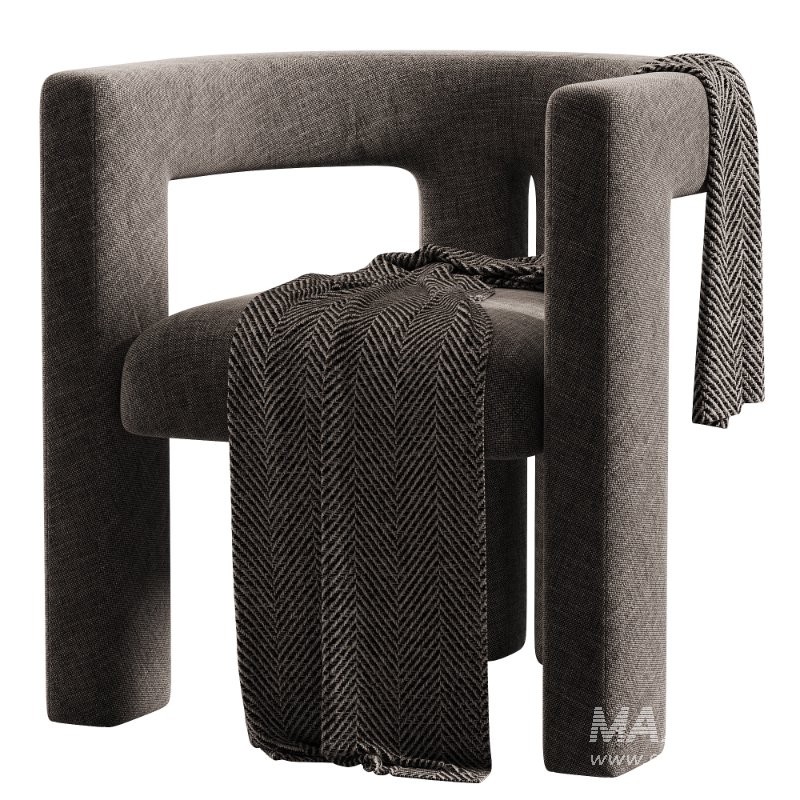 Sloane Bone White Upcycled Chair - Image 3