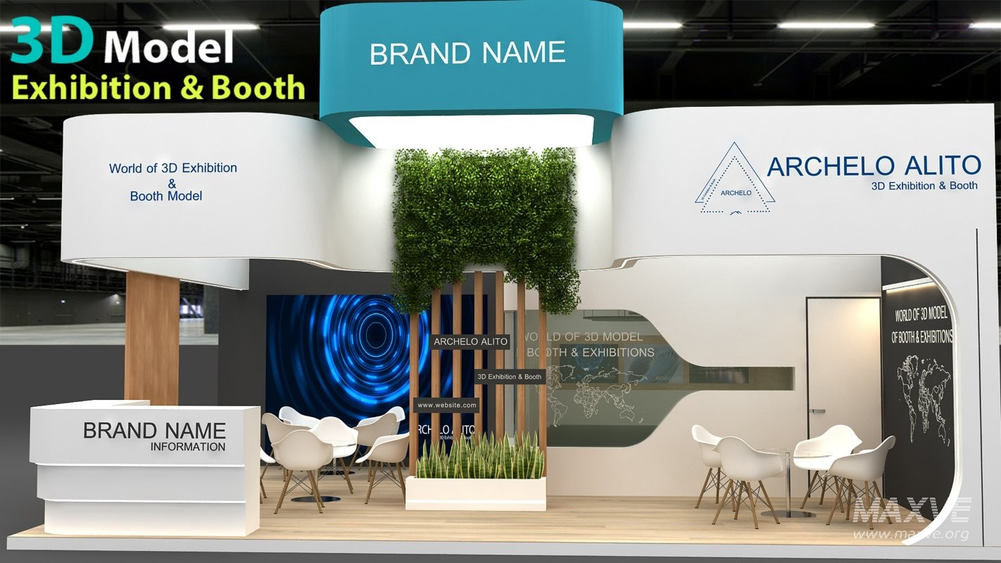 exhibition 3d model - Image 7