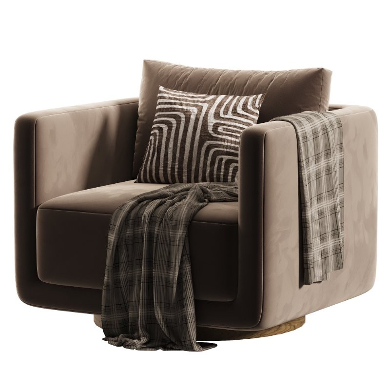 Faux Leather Armchair - Image 5