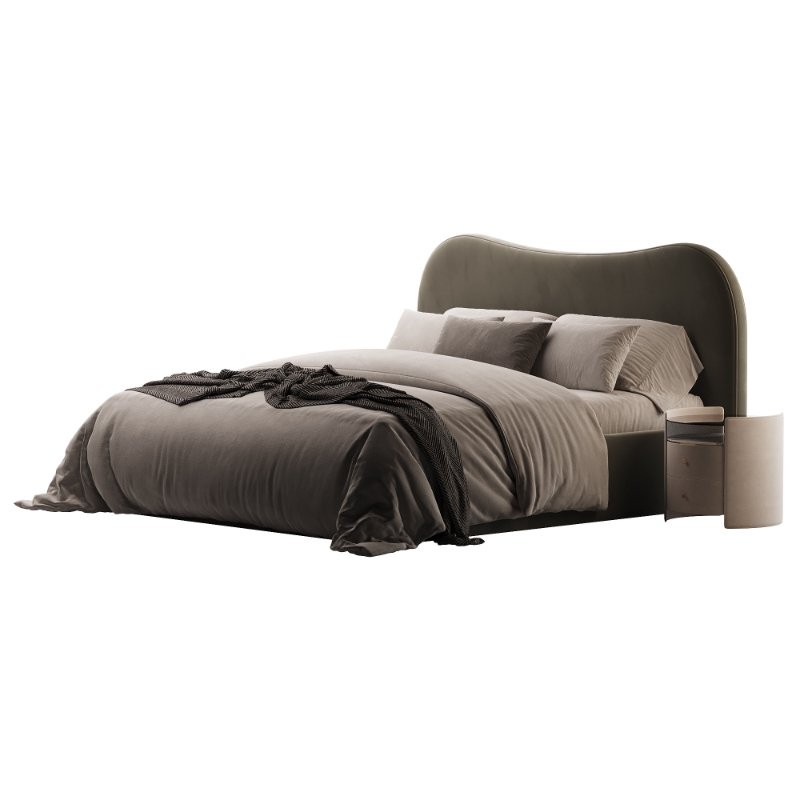 Caldwell Camel Brown Upholstered - Image 4