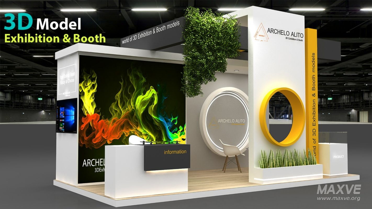 Exhibition Booth 3D Model - Image 7