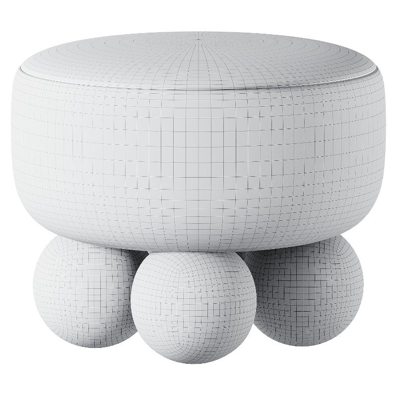 Umbra Peonia Ottoman - Image 3