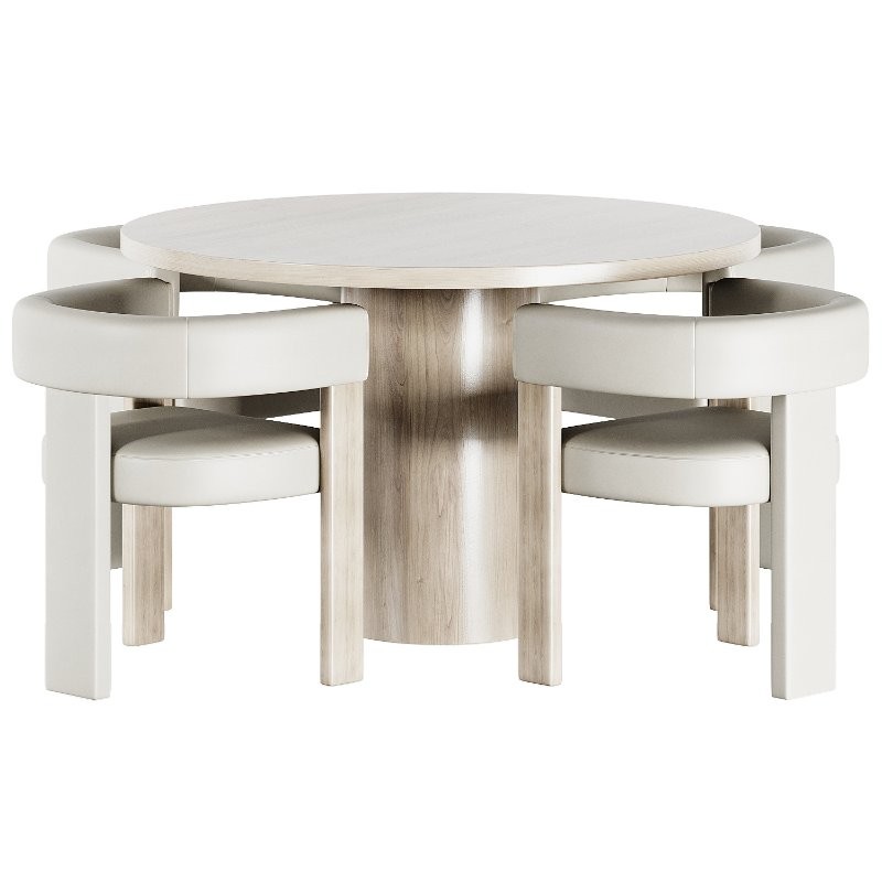 William dining chair and Round Dining Table - Image 2