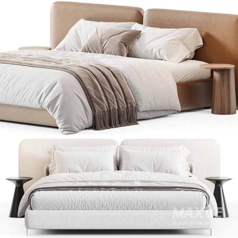 Tatlin Cover Bed By Minotti - Image 7