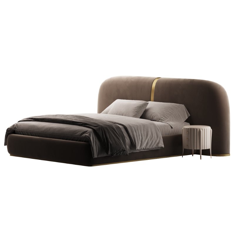 Sable Bed Off White Linen - Image 4