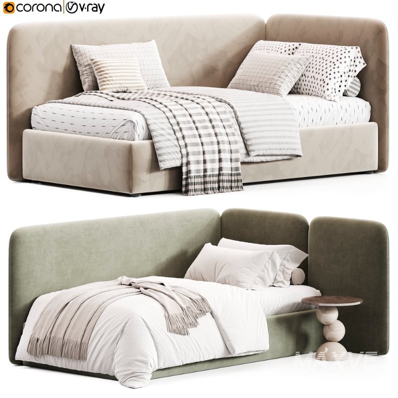 Corner bed Fleet Design kids - Image 2