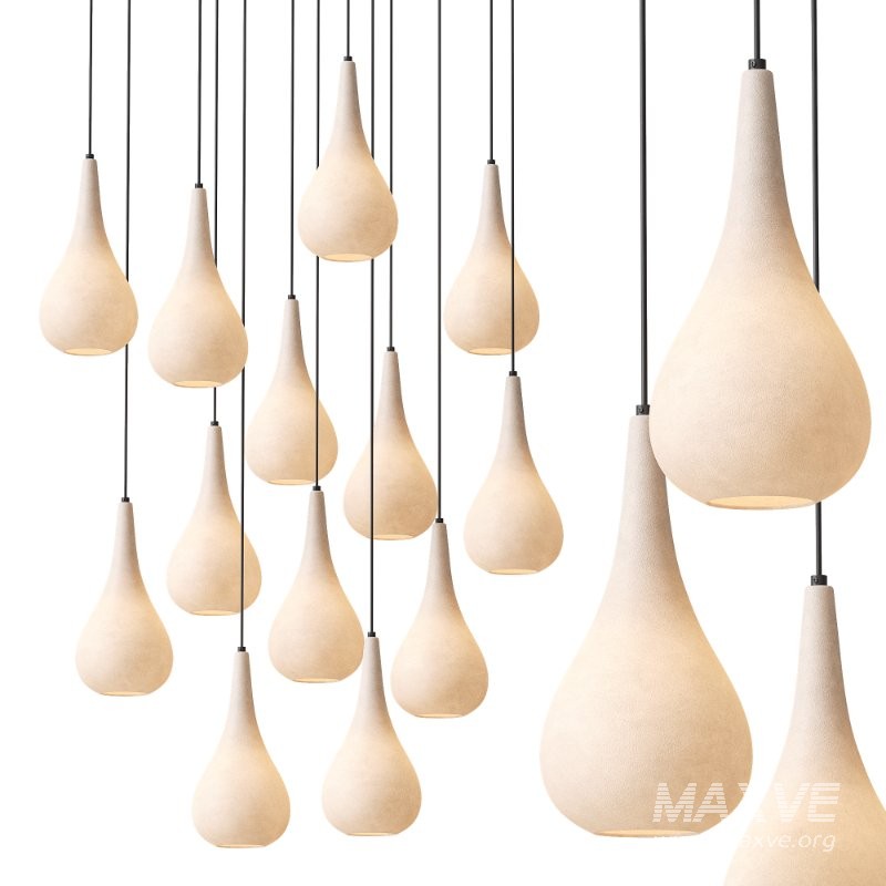 Porcelain Drops Pendant Lamps - Image 1