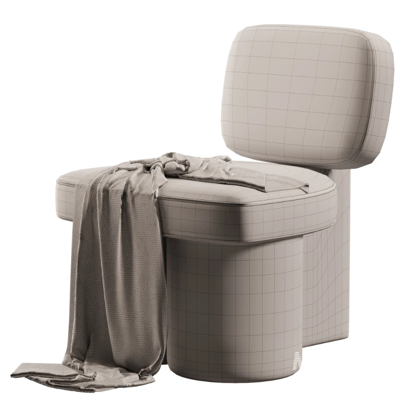 Thea Accent Chair in Forest Green Corduroy - Image 7