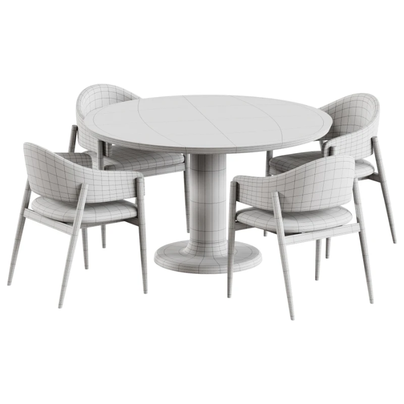 Alba Upholstered Chair and Table Coco - Image 6