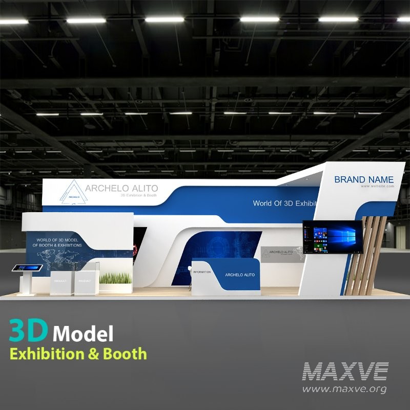 exhibition 3d model - Image 1